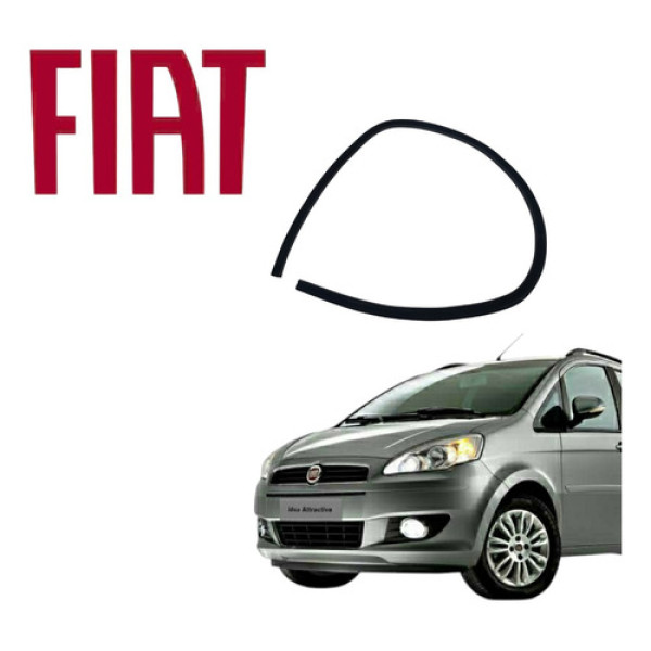 Borracha Acabamento Traseiro Direito Idea Attractive 2012 Preto