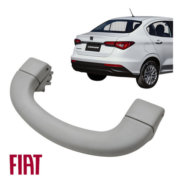 Alça Teto Pqp Dianteira Direita Fiat Cronos Argo 2017 A 2022 Cinza
