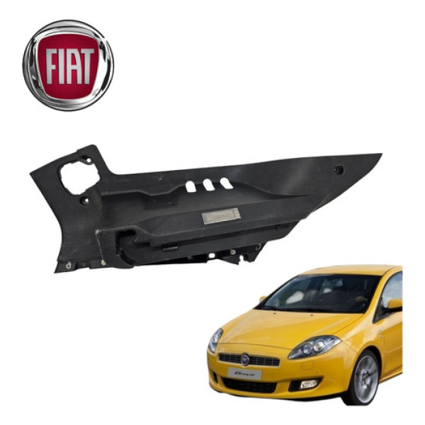 Suporte Bagagito Esquerdo Fiat Bravo Tjet 2014 Original  Preto