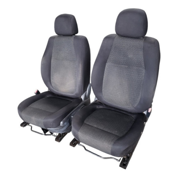 Par Bancos Dianteiros Citroën C4 Hatch 2008 A 2012  Cinza