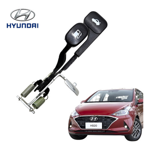 Alavanca Abertura Tampa Porta Malas Hyundai Hb20s 2020 2022 