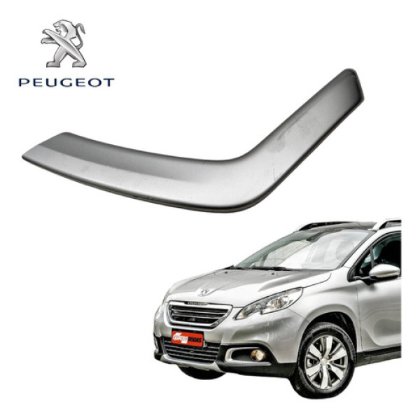 Acabamento Puxador Porta Dianteira Direita 2008 2015 A 2020 Cinza Dianteira