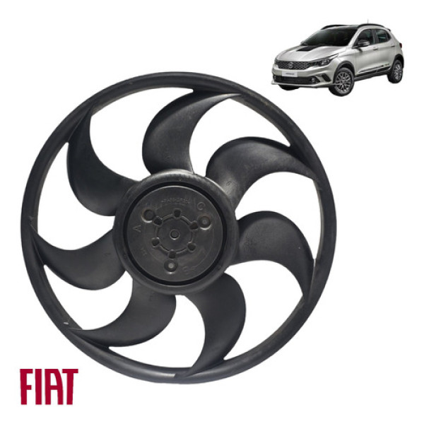 Hélice Defletor Ventoinha Fiat Argo Firefly 1.3  Com Detalhe
