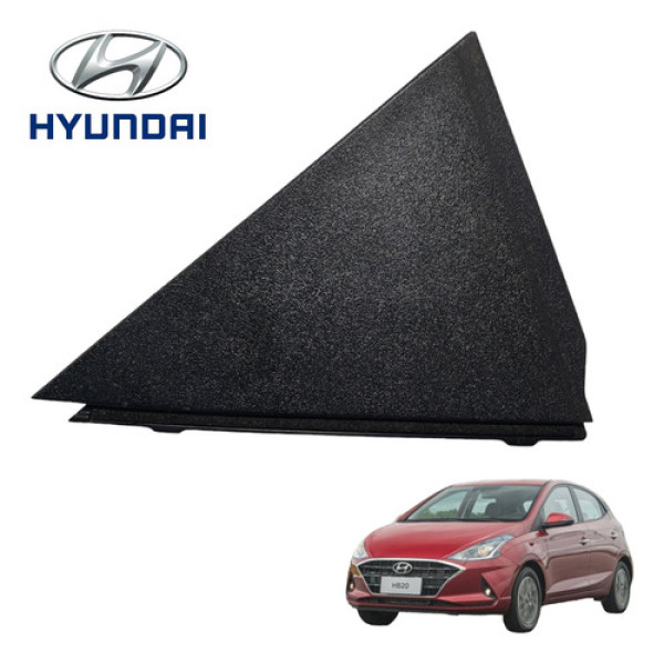 Acabamento Externo Friso Traseiro Direito Hb20 2020 A 2022 - Preto