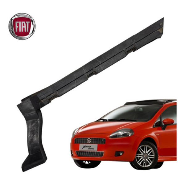 Guia Vidro Traseiro Esquerdo Fiat Punto 2008 A 2012 Orig Preto