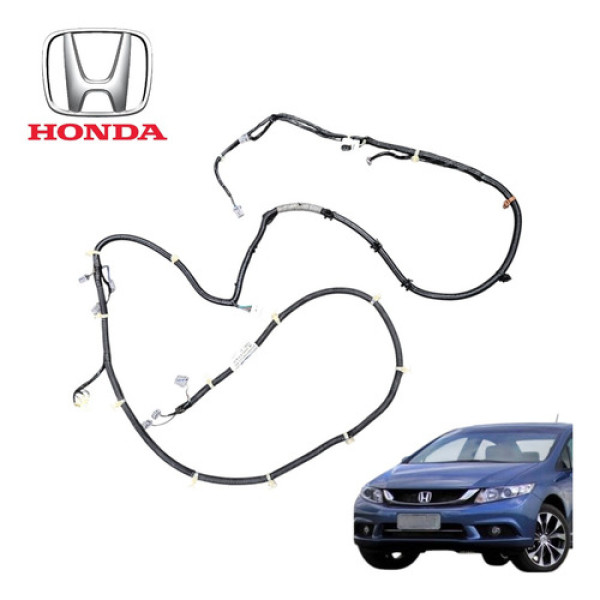 Chicote Tampa Traseira Porta Malas Honda Civic 2013 A 2016