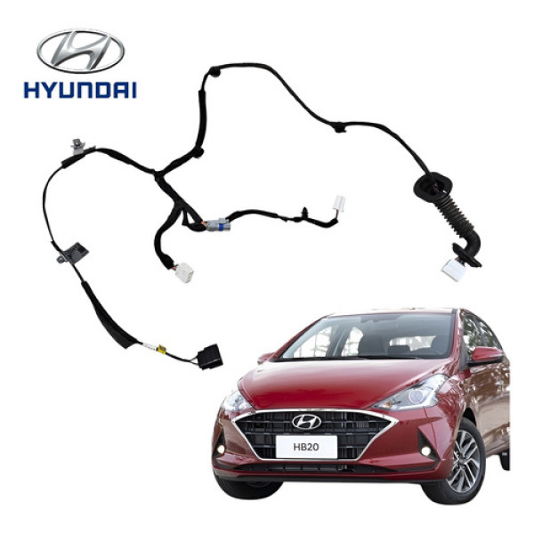 Chicote Porta Traseira Esquerda Hyundai Hb20 2020 A 2022
