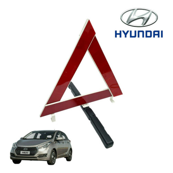 Triângulo Sinalização Emergência Hyundai Hb20 Original 