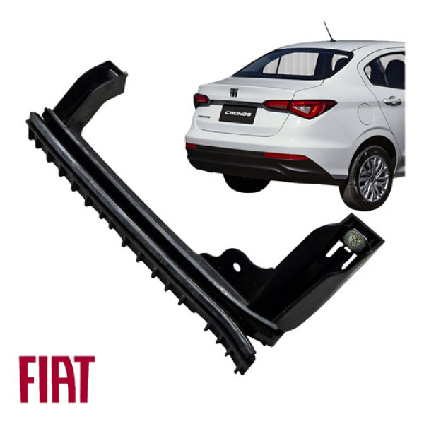 Guia Canaleta Vidro Dianteiro Esquerdo Cronos 2018 A 2022 - Preto