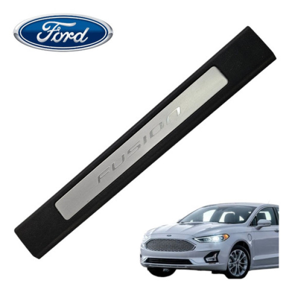 Soleira Porta Dianteira Ford Fusion Titanium Gtdi 2013 2016 Preto