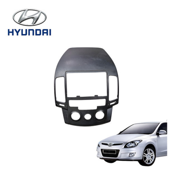 Moldura Painel Central Rádio Hyundai I30 2.0 Gls 2009 A 2012 Preto