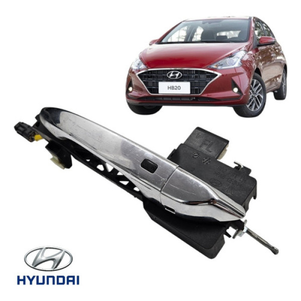 Maçaneta Externa Dianteira Esquerda Hyundai Hb20 2020 A 2023