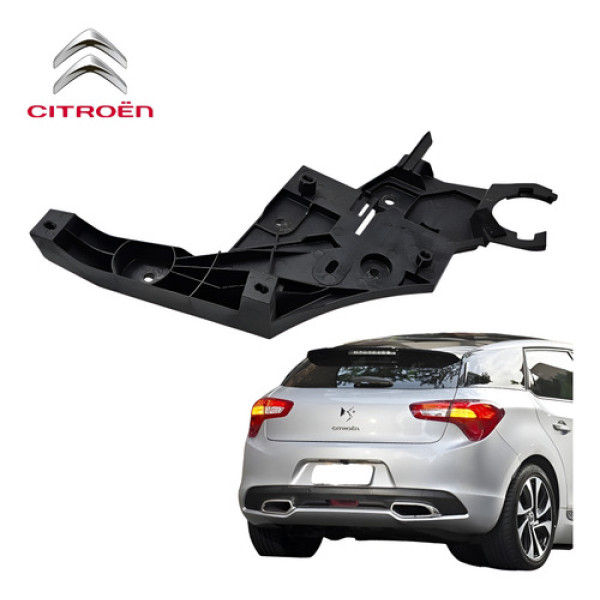 Suporte Maçaneta Traseira Esquerda Citroen Ds5 2013 A 2016 - Preto - Traseira
