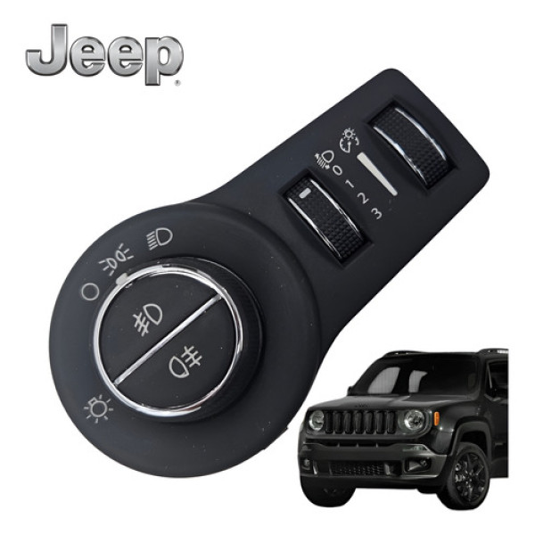 Botão Farol Milha Jeep Renegade 1.8 Longitude 2016 A 2019
