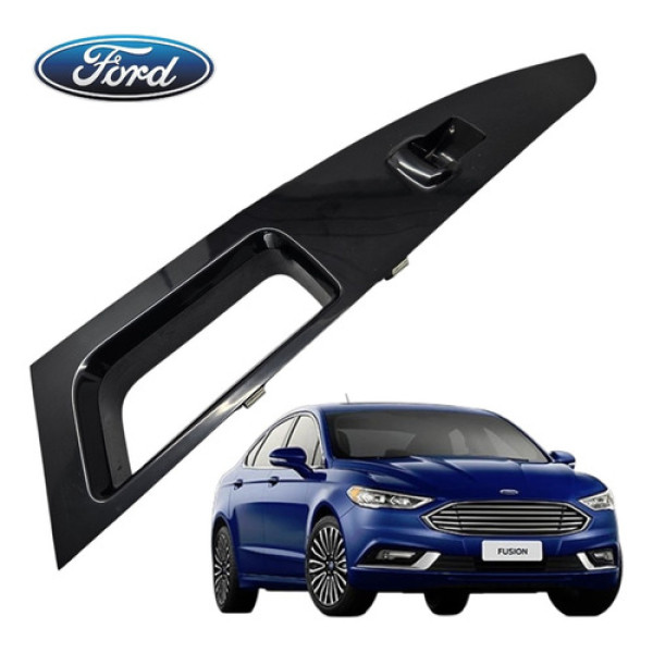 Moldura Botão Vidro Traseiro Esquerdo Ford Fusion 2013 2016 