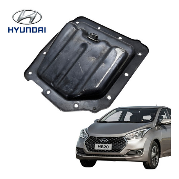 Tampa Carter Óleo Motor Hyundai Hb20 1.6 2013 A 2019 Orig Preto