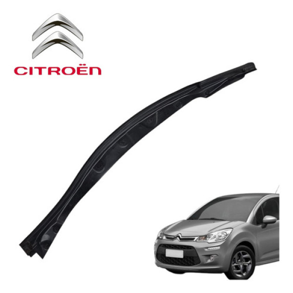 Acabamento Interno Porta Dianteira Direita Citroën C3 2015 Preto