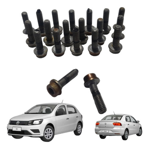 Jogo Parafusos Sobrecarter Volkswagen Gol Voyage 1.0 3c 2023