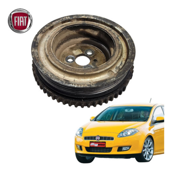 Polia Virabrequim Roda Fonica Bravo Punto 1.4 Tjet 2013 2015