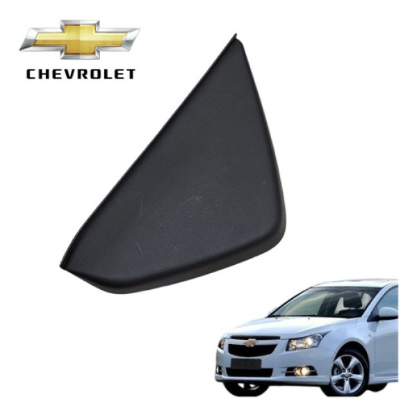 Acabamento Interno  Esquerdo Painel Chevrolet Cruze Lt 2013  Preto