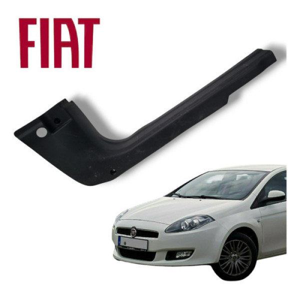 Soleira Dianteira Esquerda Fiat Bravo 1.4 Tjet 2014 A 2016 Preto
