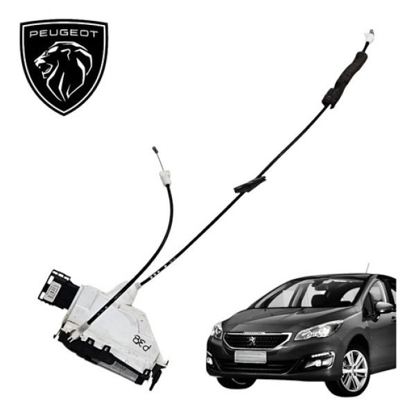 Fechadura Porta Traseira Esquerda Peugeot 308 1.6 Thp 2015