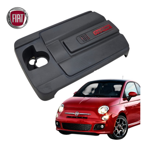 Acabamento Tampa Motor Multiair 1.4 16v Fiat 500 2012 A 2015