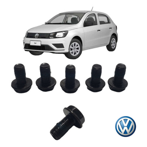 Jogo De Parafusos Volante Motor Volkswagen Gol 1.0 3cc 2023