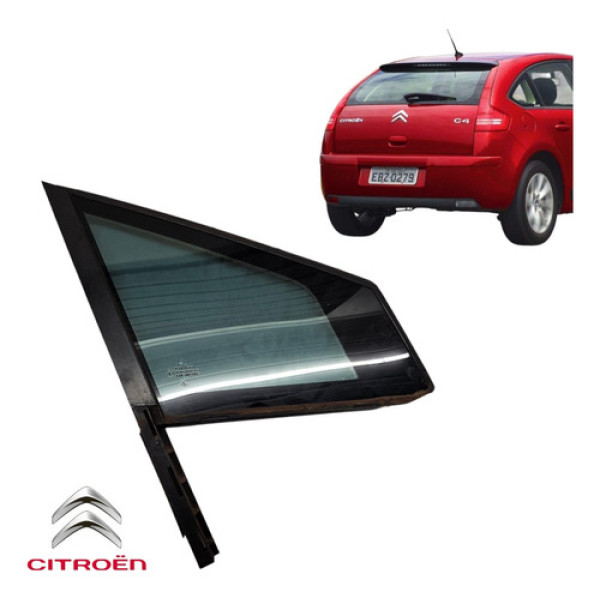 Vidro Vigia Fixo Porta Dianteira Direita Citroen C4 2012