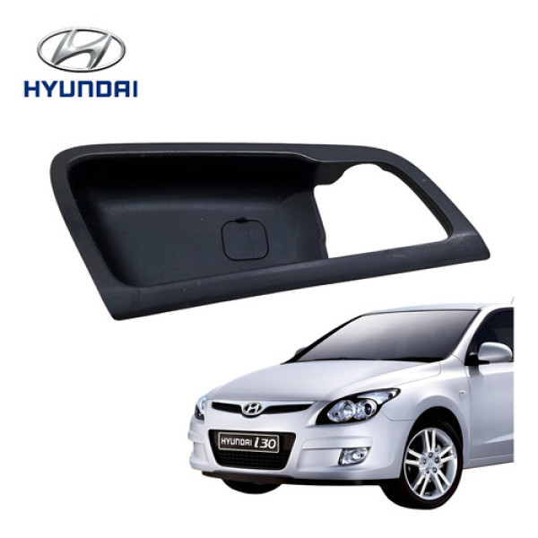 Moldura Maçaneta Interna Dianteira Direita I30 2009 A 2013 - Preto - Dianteira