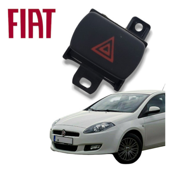 Botão Pisca Alerta Fiat Bravo T-jet Original Usado Preto