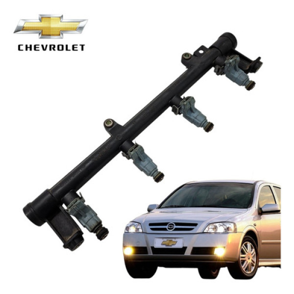 Flauta Com Bicos Injetores Chevrolet Astra 2.0 2004 A 2011