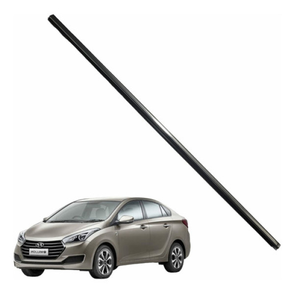 Pestana Externa Cromada Dianteira Esquerda Hyundai Hb20s Cromada