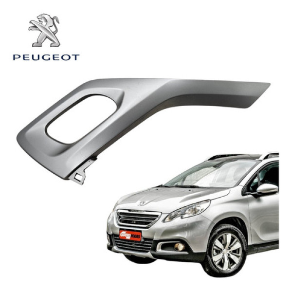 Moldura Puxador Porta Dianteira Direita 2008 1.6 2015 A 2020 Cinza Dianteira