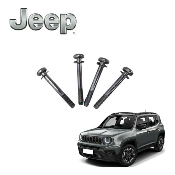 Kit 4 Parafusos Fixação Tbi Jeep Renegade 1.8 2017 Original 