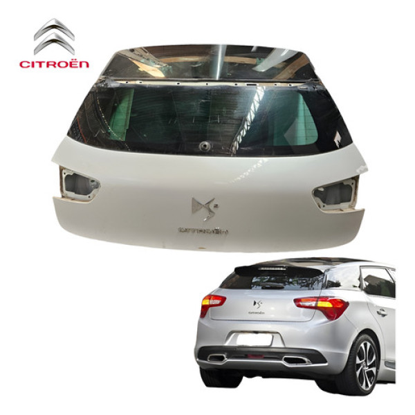 Tampa Traseira Com Vidro Citroën Ds5 2013 A 2016 Original - Branco