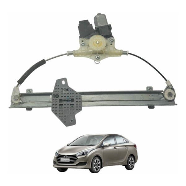 Máquina Vidro Dianteiro Esquerdo Com Motor Hb20s