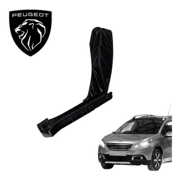 Canaleta Vidro Porta Traseira Direita Peugeot 2008 2016 2021 Preto