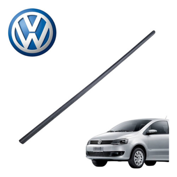 Friso Porta Dianteira Direita Vw Fox 1.0 Vht 2010 A 2014 Preto