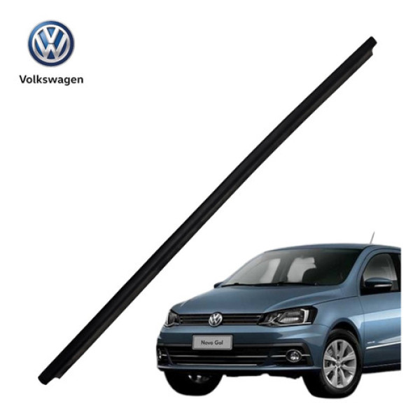 Pestana Externa Traseira Direita Vw Gol G7 G8 2017 A 2023 Preto