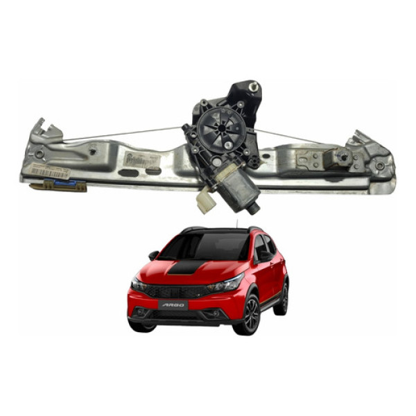 Maquina Vidro Eletrico Traseiro Esquerdo Fiat Argo Trekking