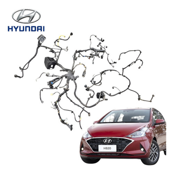 Chicote Motor Completo Hyundai Hb20 Vision 1.0 3cc 2020 2022
