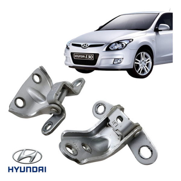 Par Dobradiça Porta Traseira Esquerda Hyundai I30 2009 2013