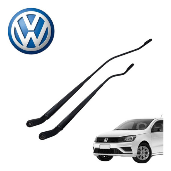 Par Braço Limpador Parabrisa Vw Gol G7 G8 1.0 Mpi 2022 Orig