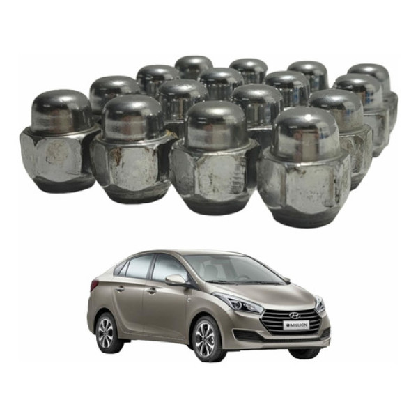 Kit 16 Parafusos Roda Hb20s