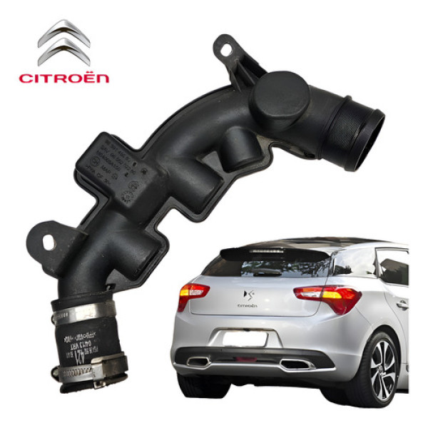 Duto Ar Intercooler Turbina Citroen Ds3 Ds5 1.6 Thp Original Preto