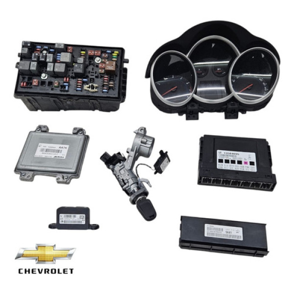 Kit Code Conjunto Injeção Gm Cruze 1.8 Lt 2013 2014 Completo