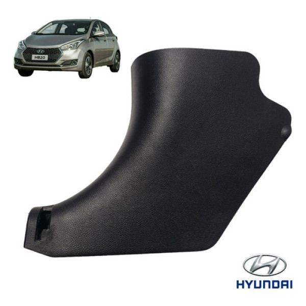 Acabamento Inferior Porta Esquerda Hyundai Hb20 2010 A 2019 Preto
