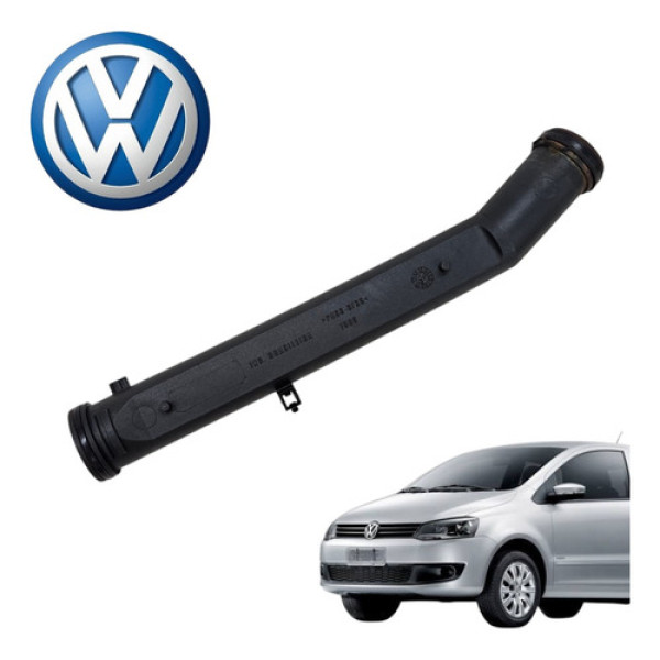 Tubo Mangueira Bomba Dágua Vw Fox 1.0 Vht 2010 A 2014 Origi Preto