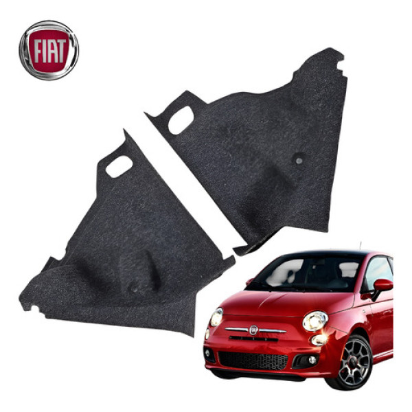 Par Forro Porta Malas Lateral Fiat 500 2012 A 2015 Original